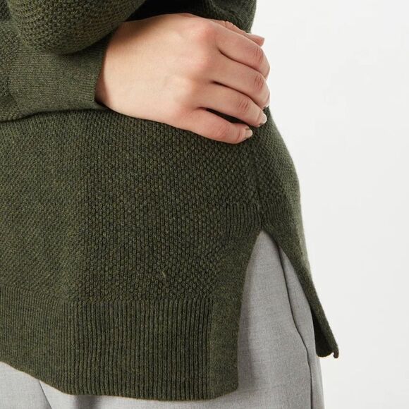 Gap Bella Green Textured V-Neck Sweater - Picture 3 of 11